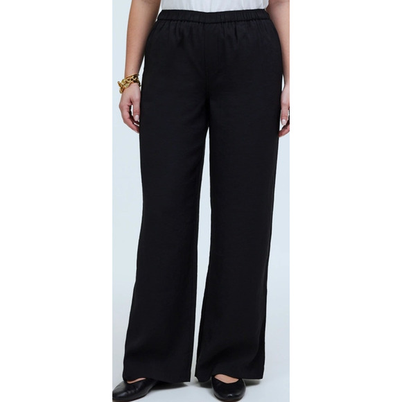 Madewell Pants - Madewell Pull On Wide Leg Softdrape Trendy Pants US Women's M New